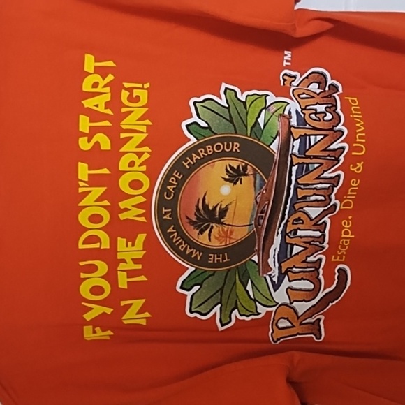 Unisex Rumrunners The Marina at Cape Harbour Graphic Tee Shirt Bucket List Party - Picture 4 of 9